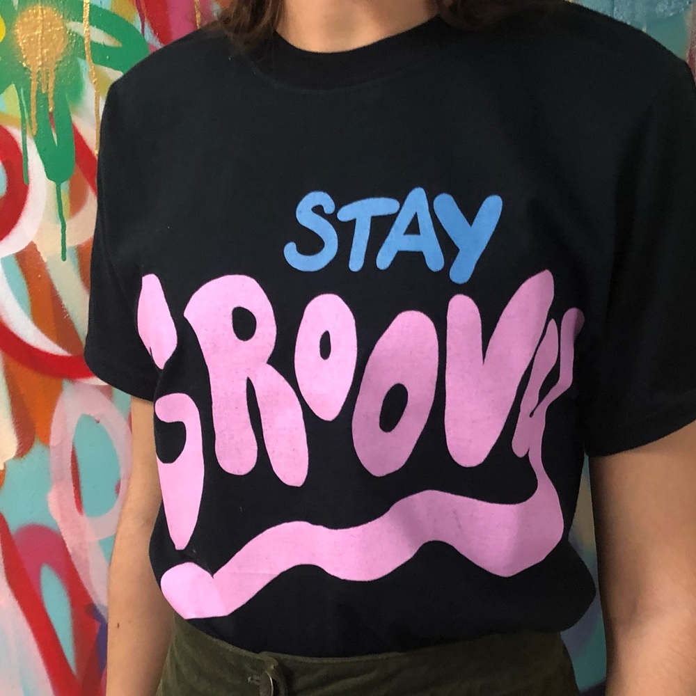 Stay Groovy graphic tee